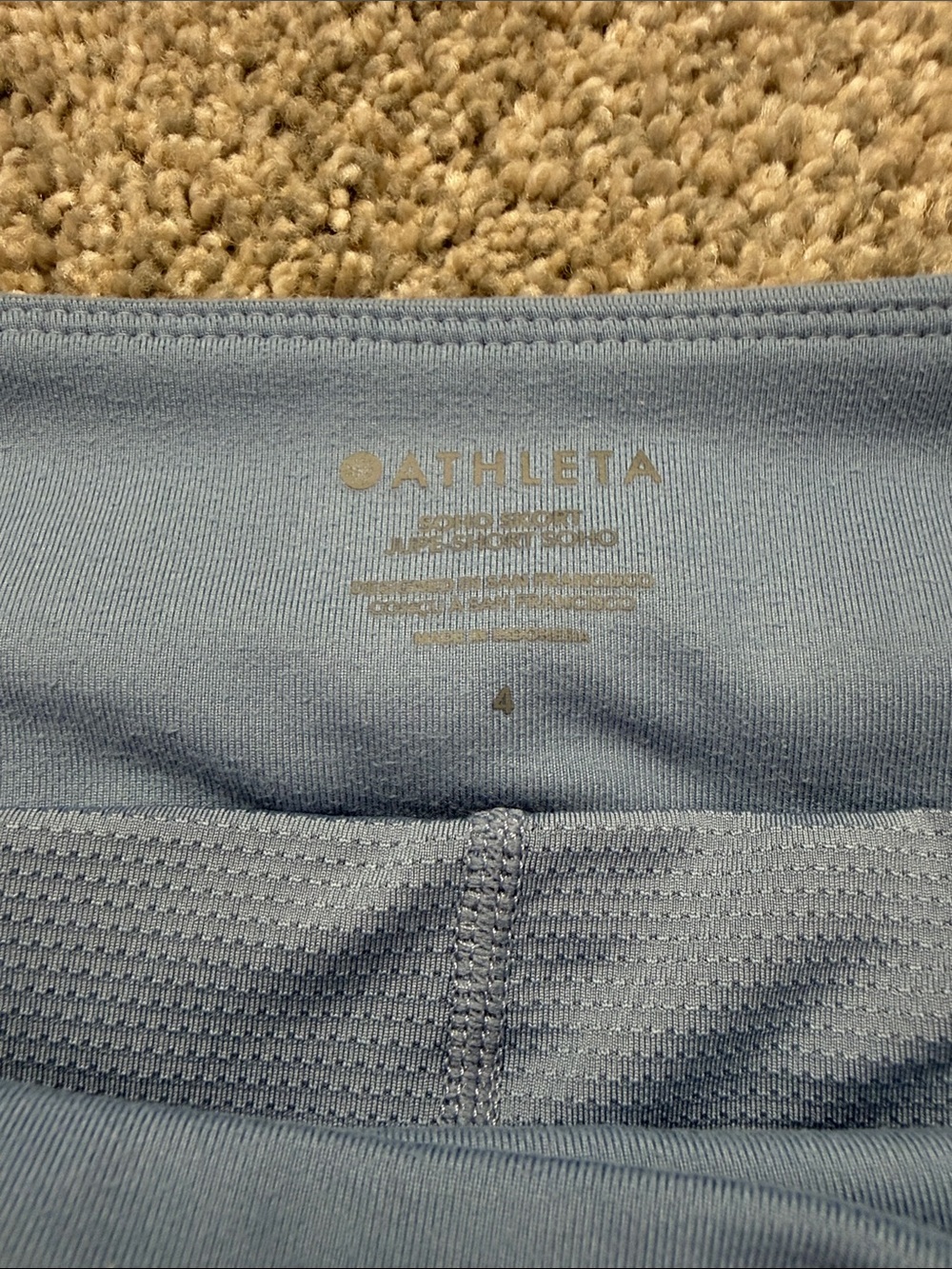 Athleta Lt. blue Soho Skort, Exc Cond., Sz. 4, $18 - Picture 5 of 7